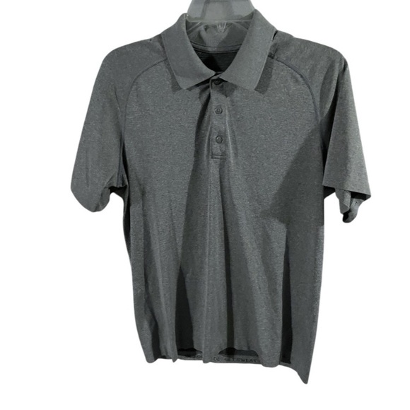 EUC Lululemon Time To Get Dirty/Get Outside Get Sweaty Polo Shirt Men's Sz M - Picture 1 of 5